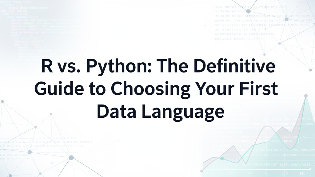 R vs. Python: The Definitive Guide to Choosing Your First Data Language