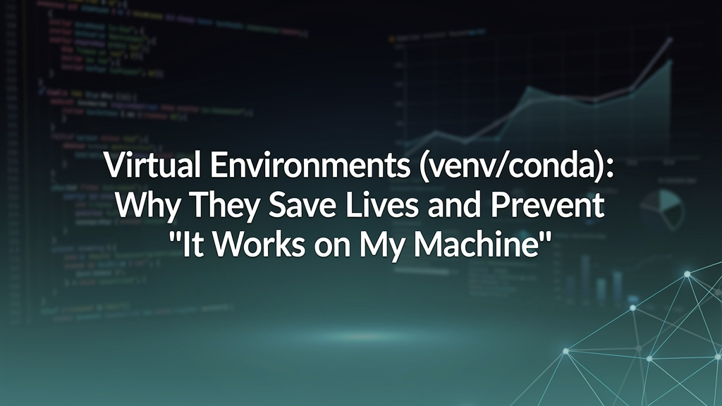 Virtual Environments (venv/conda): Why They Save Lives and Prevent "It Works on My Machine"