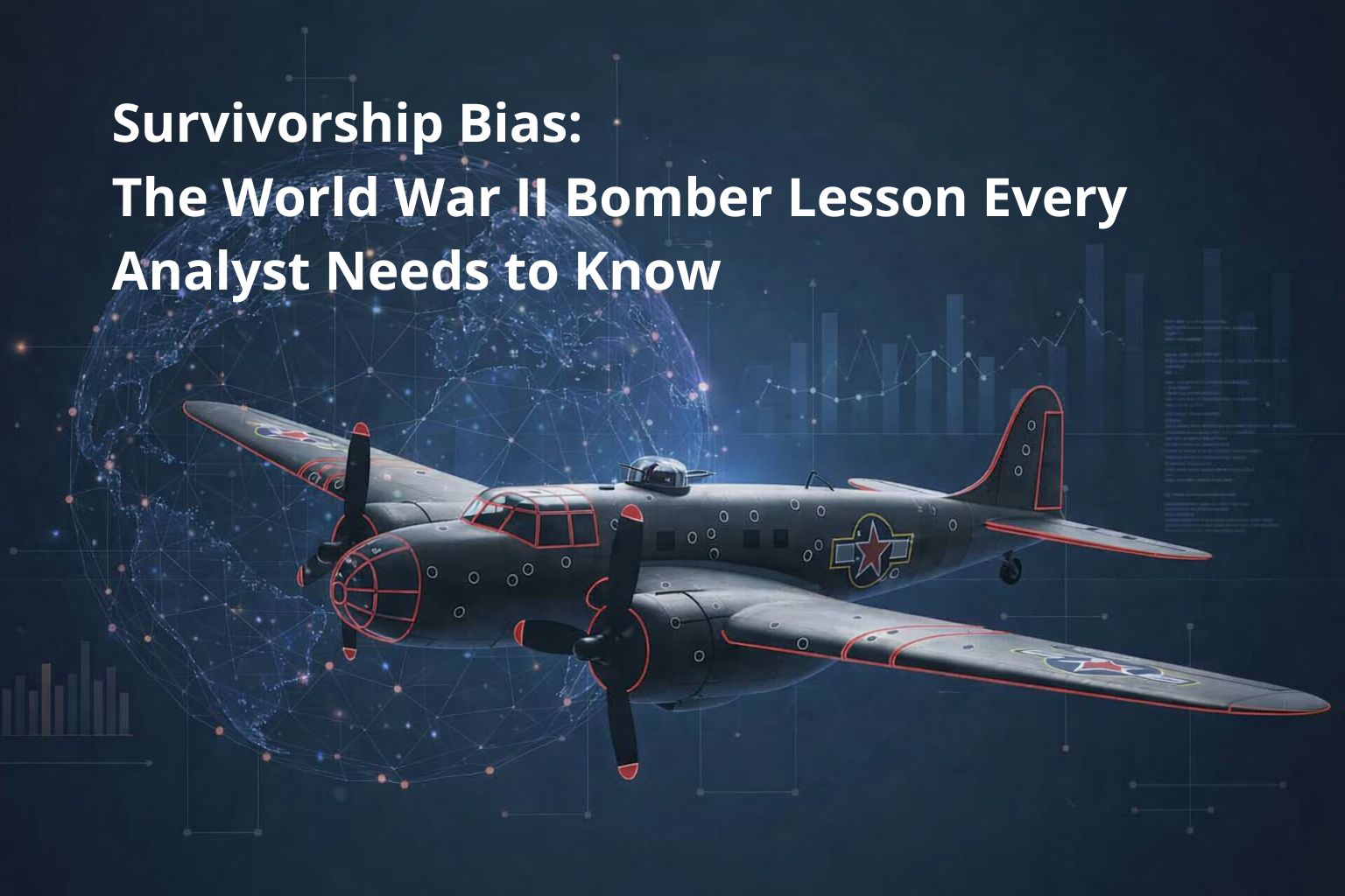 Survivorship Bias: The World War II Bomber Lesson Every Analyst Needs to Know